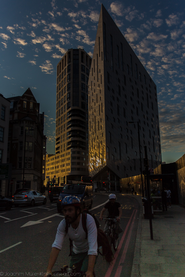 Sunset near Old Street